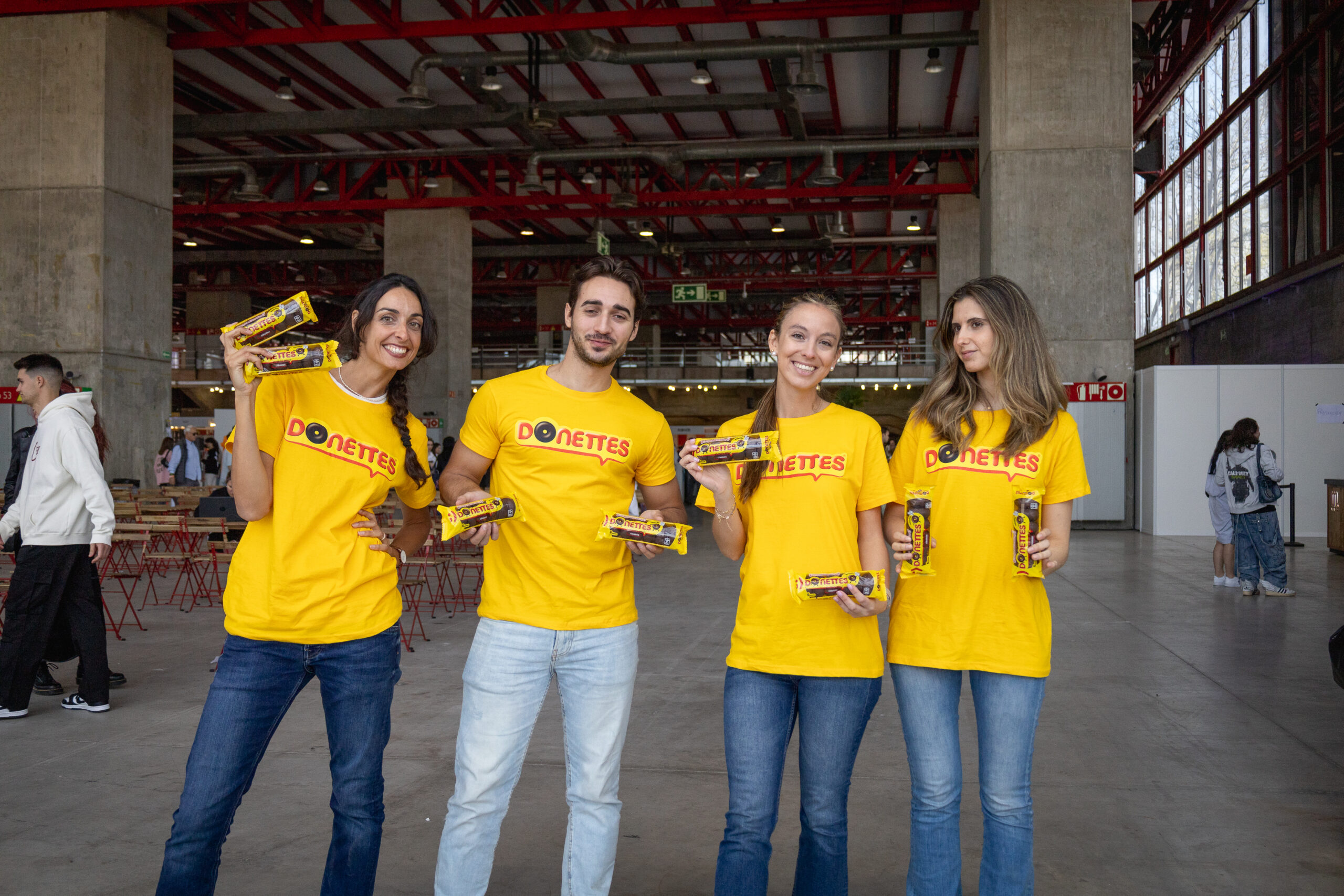 Promotoras de Agencia Prodereg en el punto de venta