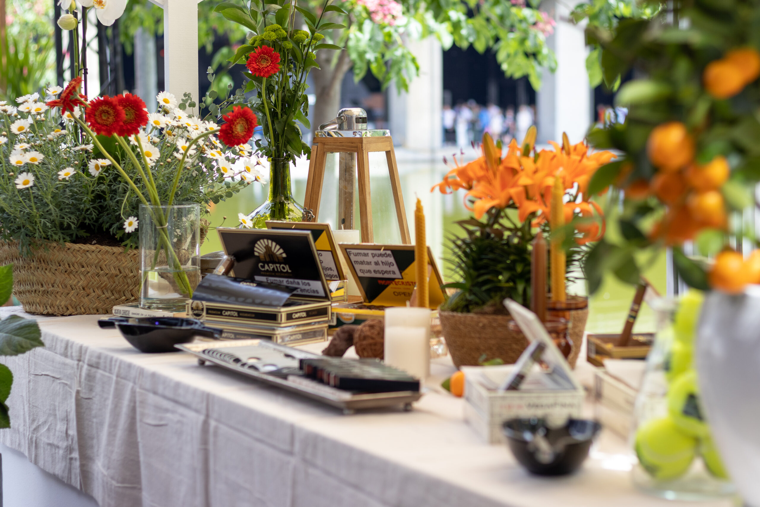 Agencia Prodereg Cigar Corner service at an event